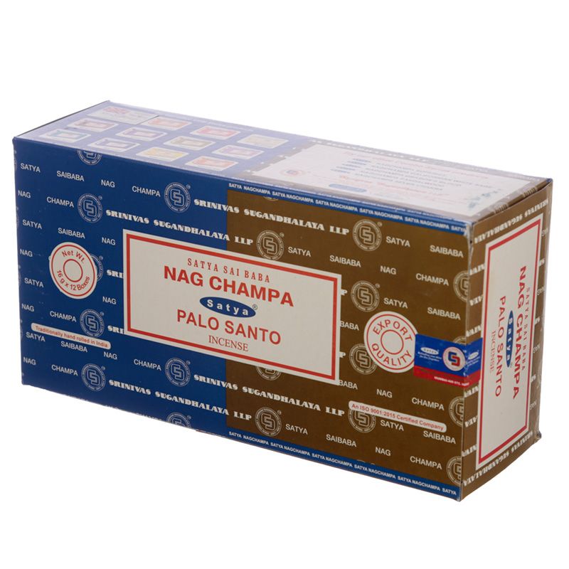 Incienso dúo Nag Champa y Palo Santo