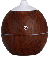 Difusor Humidificador 130ml esfera Led light brown